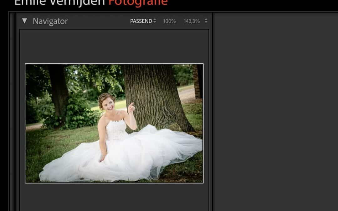 Naamplaat aanpassen in Lightroom ( korte video)